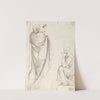 Standing Figure and Seated Figure by George Romney