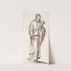 Standing Figure Holding Cross by Pedro Duque y Cornejo