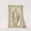 Standing Figure of a Warrior King by Cesare Nebbia