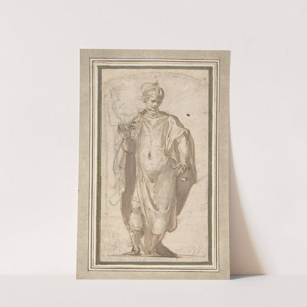 Standing Figure of a Warrior King by Cesare Nebbia