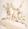 Standing Figure of Prudence and a Seated River God