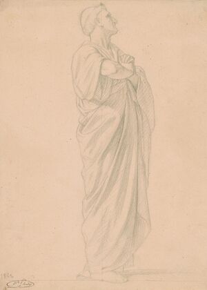 Standing Figure with Hands Clasped