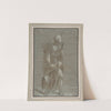 Standing Male Draped Figure With His Hands Raised by Giovanni Paolo Lomazzo