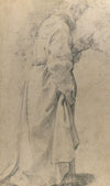 Standing Male Figure in a Monk’s Habit