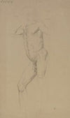 Standing male nude