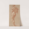 Standing Male Nude Seen from Behind by Pietro Faccini