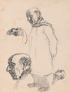 Standing Man and Two Heads