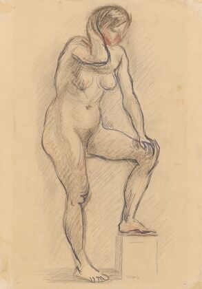 Standing nude