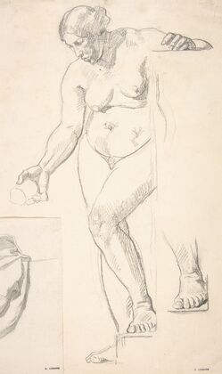 Standing Nude Female Figure