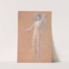 Standing Nude Figure of a Girl by Thomas Wilmer Dewing