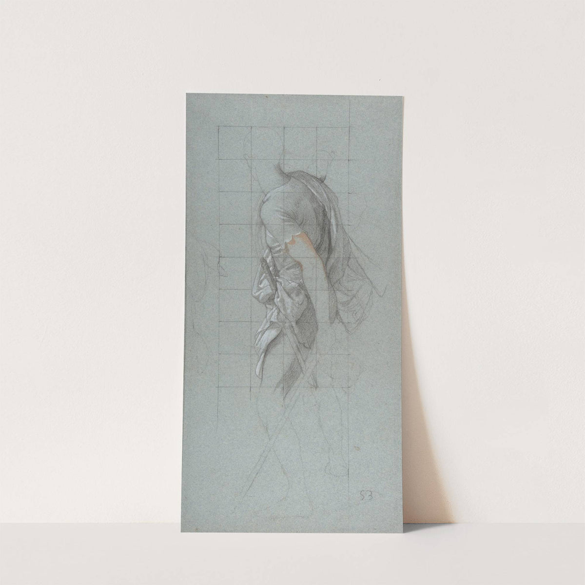 Standing Soldier; Study for the Chapel of Saints Peter and Paul in the Church of Saint-Séverin, Paris by Victor-François-Eloi Biennourry
