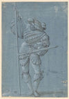Standing warrior with a spear