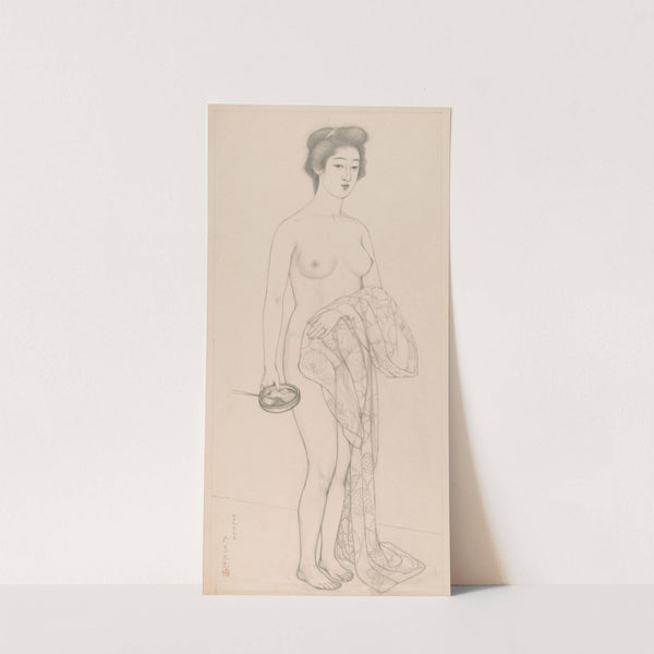 Standing woman (1920) by Hashiguchi Goyō