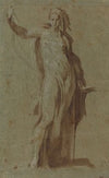 Standing Woman Holding a Scroll