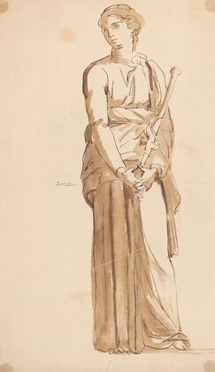 Standing Woman with Folded Hands
