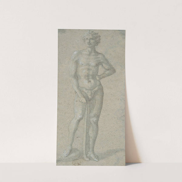 Standing Youth Holding a Club by Domenico Veneziano