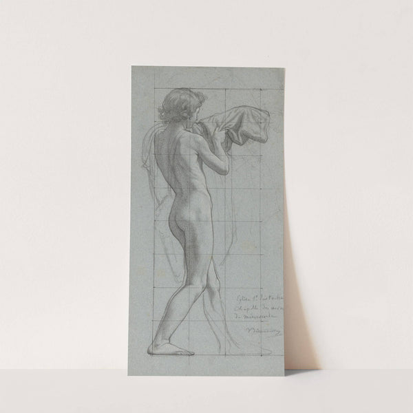 Standing Youth Turned to the Right, Pulling a Piece of Drapery over His Left Arm by Victor-François-Eloi Biennourry