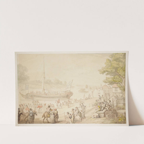State barge, City of London (1810) by Thomas Rowlandson