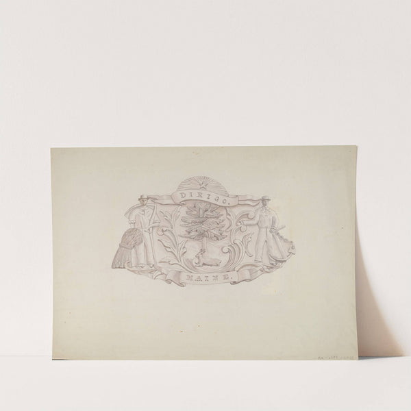 State of Maine Seal by Flora Merchant