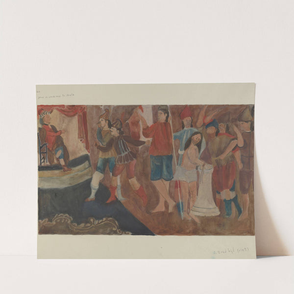 Station of the Cross No. 1 - Jesus is Condemned to Death by Beulah Bradleigh