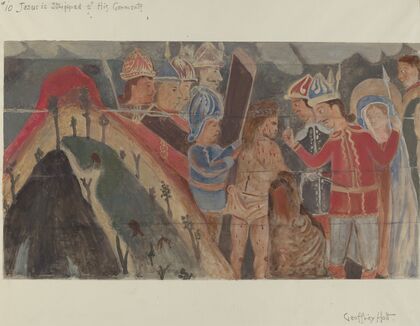 Station of the Cross No. 10 – Jesus is Stripped of His Garments