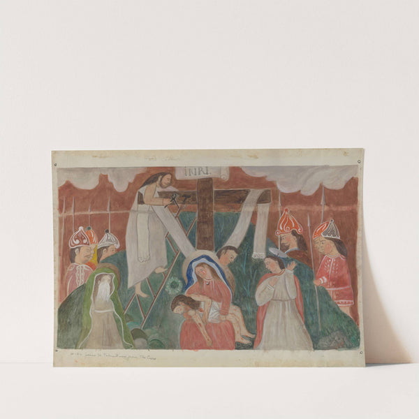 Station of the Cross No. 13 - Jesus is Taken Down from the Cross by William Herbert