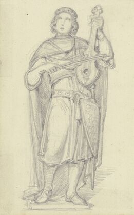 Statue des Volker von Alzey