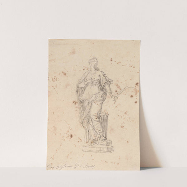 Statue of a Female Saint by Giovanni Domenico Campiglia