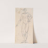 Statue of a Male Nude with Hand on Hip (probably c. 1754-1765) by Hubert Robert