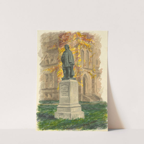 Statue of Pierson by Robert R. Wiseman