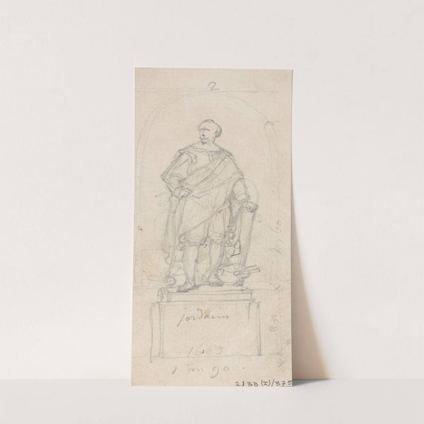 Statue of the Painter Jacob Jordaens by Nicaise De Keyser