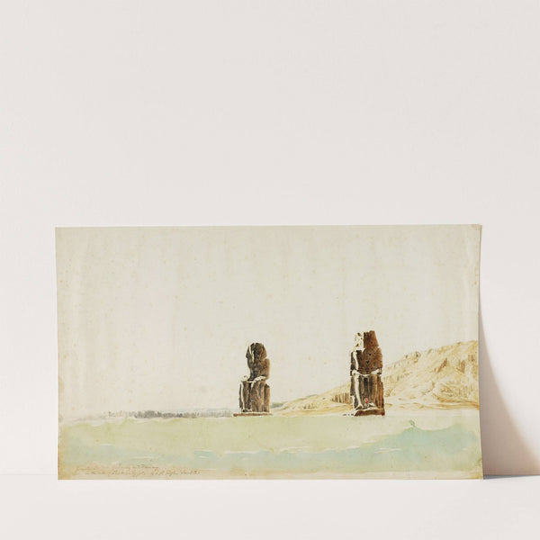Statues at Memnon, Thebes by Miner Kilbourne Kellogg