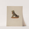 Statuette of a Dog by Yolande Delasser