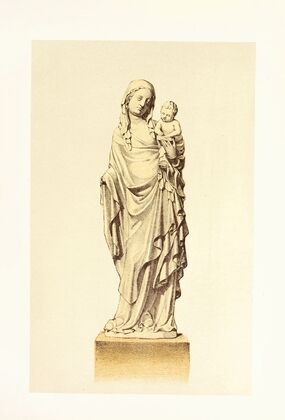 Statuette of the Virgin and Child, in Carved Boxwood