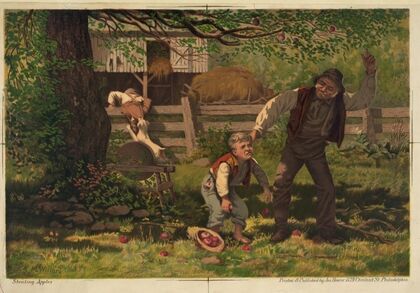 Stealing apples (1877)