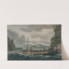 Steamboat Travel on the Hudson River by Pavel Petrovich Svinin