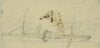 Steamship with sidewheel and two masts