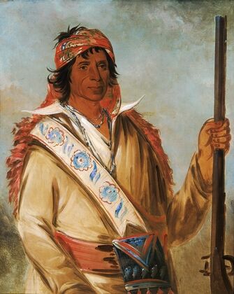 Steeh-Tcha-Kó-Me-Co, Great King (Called Ben Perryman), a Chief