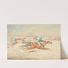 Steeplechasing; Five Riders Galloping Right by Henry Thomas Alken