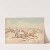 Steeplechasing; The Field Coming up to a Ditch by Henry Thomas Alken