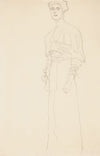 Stehend nach links (study for the portrait of Margaret Stonborough-Wittgenstein)