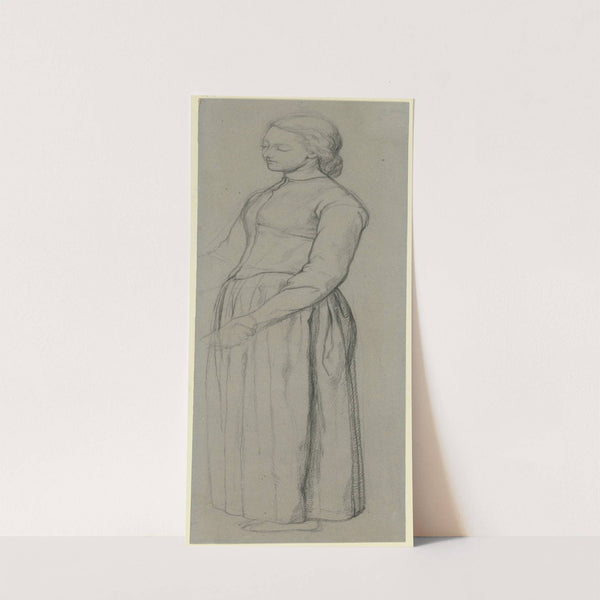Stehende Frau, aus 'Trost (Abschied)' by Victor Müller
