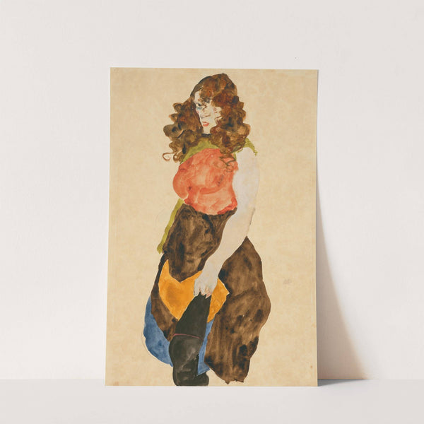 Stehende Frau (Dirne) (1912) by Egon Schiele