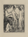 Stehender Knabe und zwei Mädchen II