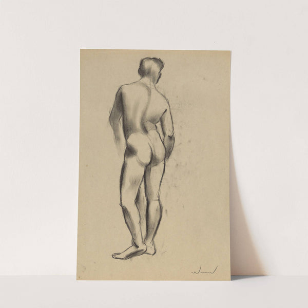 Stehender männlicher Akt II by Karl Wiener