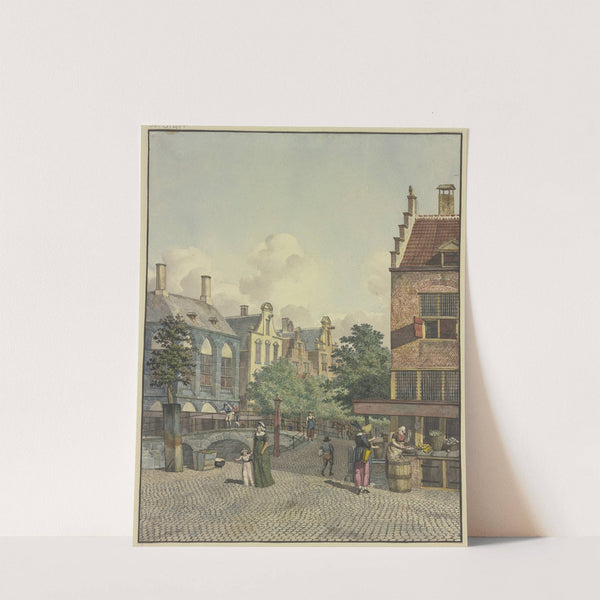 Steinerne Brücke, rechts ein Kaufladen by Johannes Huibert Prins