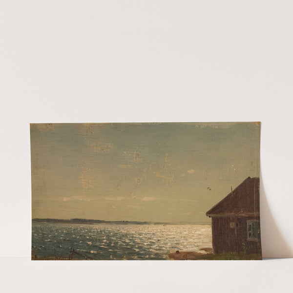 Stemning, Arisholmen (1889) by Amaldus Nielsen