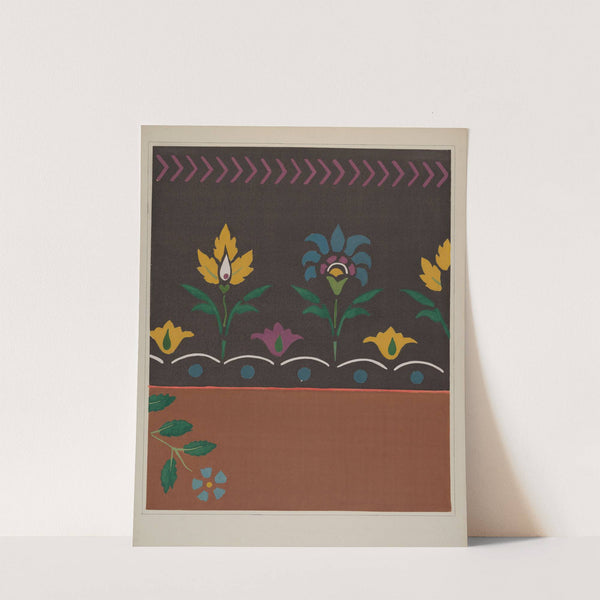 Stencilled Floor by Jerome Hoxie