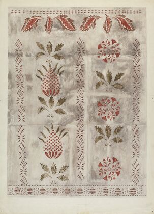 Stencilled Wall