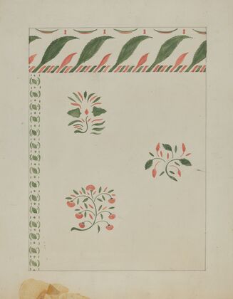 Stencilled Wall